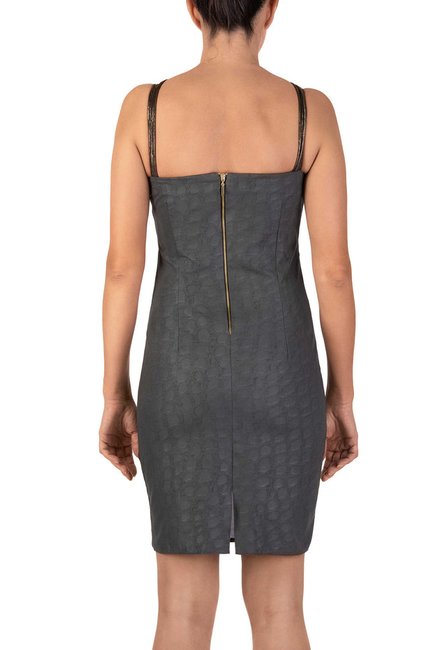 Intergloss Strappy Bodycon Mini Dress – Marinia Fashion
